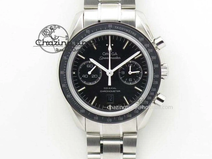 0501 Planet Ocean 43.5mm SS VSF 1:1 Best Edition Black Orange Bezel Black Dial on SS Bracelet A8900 Super Clone Breathable 8003